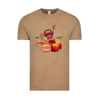 Vintage Coffee The muppets animal drummer Vintage Tee - StudioElite