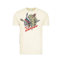 Vintage Arctic trust the government skull native american chief native t shirt Vintage Tee - StudioElite