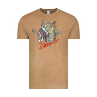 Vintage Camel trust the government skull native american chief native t shirt Vintage Tee - StudioElite