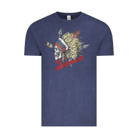 Vintage Denim trust the government skull native american chief native t shirt Vintage Tee - StudioElite