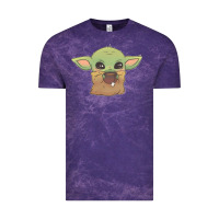 Cloud Purple Baby yoda Vintage Tee - StudioElite