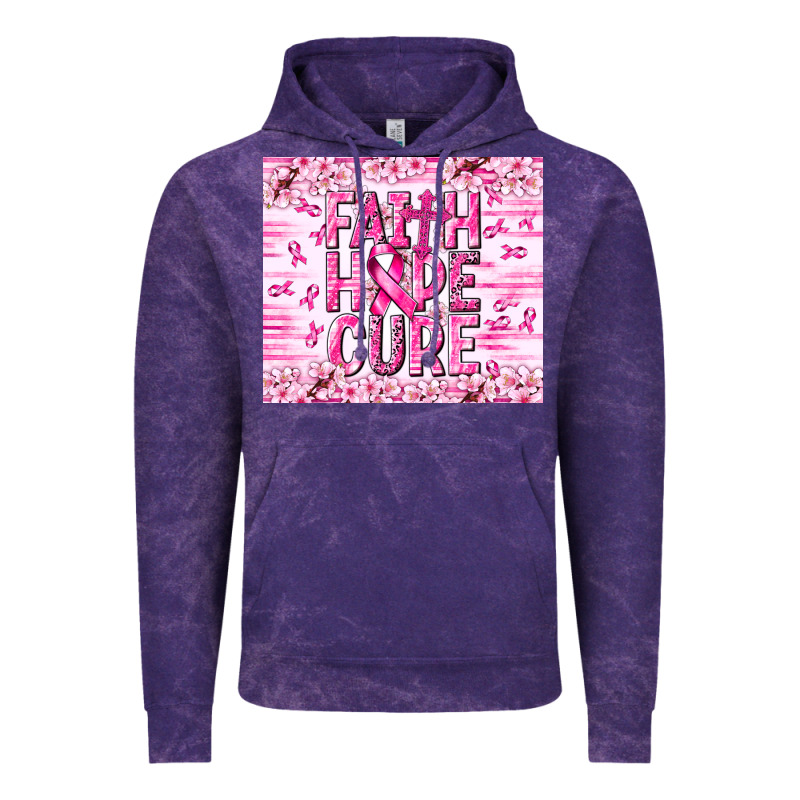 Faith Hope Cure Cancer Vintage Hoodie by NancyCooperArtShop | Teevron
