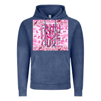 Vintage Denim Faith hope cure Cancer Vintage Hoodie - NancyCooperArtShop