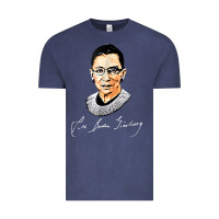 Vintage Denim rbg ruth bader ginsburg feminist t shirt   signature art Vintage Tee - StudioElite