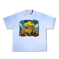 Grape Ice Cemetery with Ghost Cats Urban Heavy Tee - texasbilliewilder