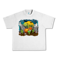 Lunar Rock Cemetery with Ghost Cats Urban Heavy Tee - texasbilliewilder