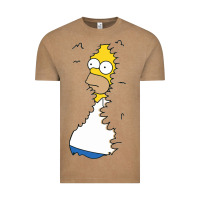 Vintage Coffee Homer In Hedges Classic Vintage Tee - StudioElite