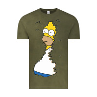 Vintage Olive Homer In Hedges Classic Vintage Tee - StudioElite