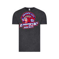 Vintage Black granite city lumberjacks hockey Vintage Tee - StudioElite