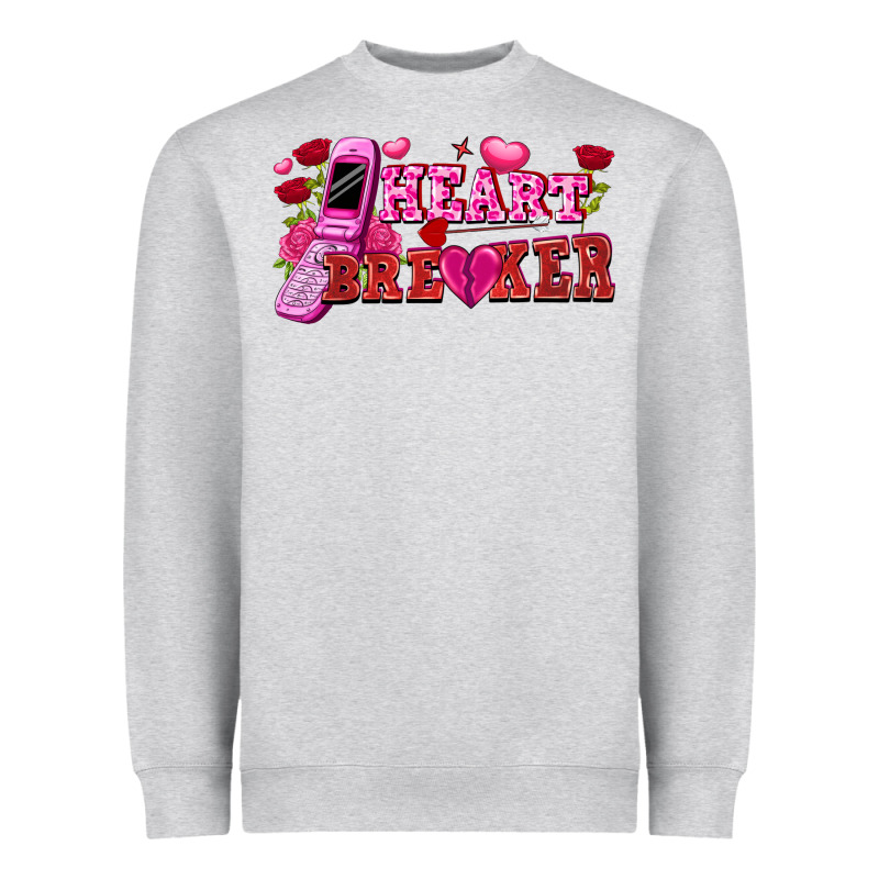 Heart Breaker Valentine's Day Heavyweight Sweatshirt by FaDigitalArtStudio | Teevron