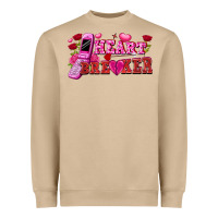 Mushroom Heart breaker Valentine's Day Heavyweight Sweatshirt - FaDigitalArtStudio