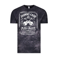 Cloud Black johnny cash man in black Vintage Tee - StudioElite
