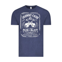 Vintage Denim johnny cash man in black Vintage Tee - StudioElite