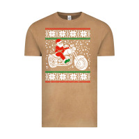 Vintage Camel santa ridin motocycle Vintage Tee - StudioElite