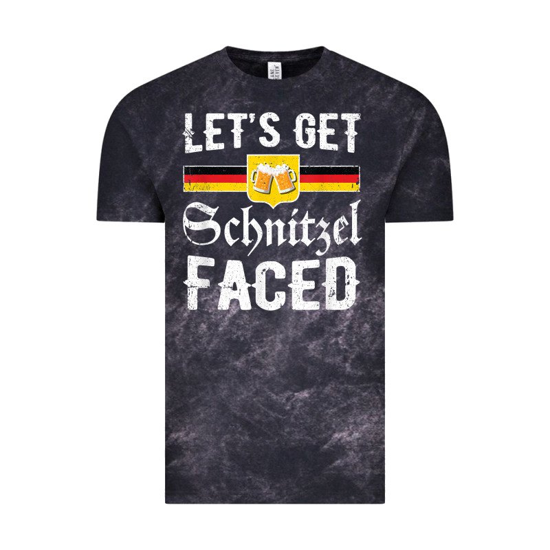 Lets Get Schnitzel Faced Men Women Vintage Oktoberfest T Shirt Vintage Tee by StudioElite | Teevron