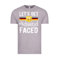 Vintage Zinc lets get schnitzel faced men women vintage oktoberfest t shirt Vintage Tee - StudioElite