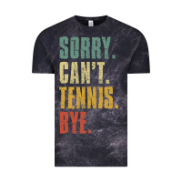 Cloud Black sorry can't tennis bye funny vintage retro tennis player t shirt Vintage Tee - StudioElite