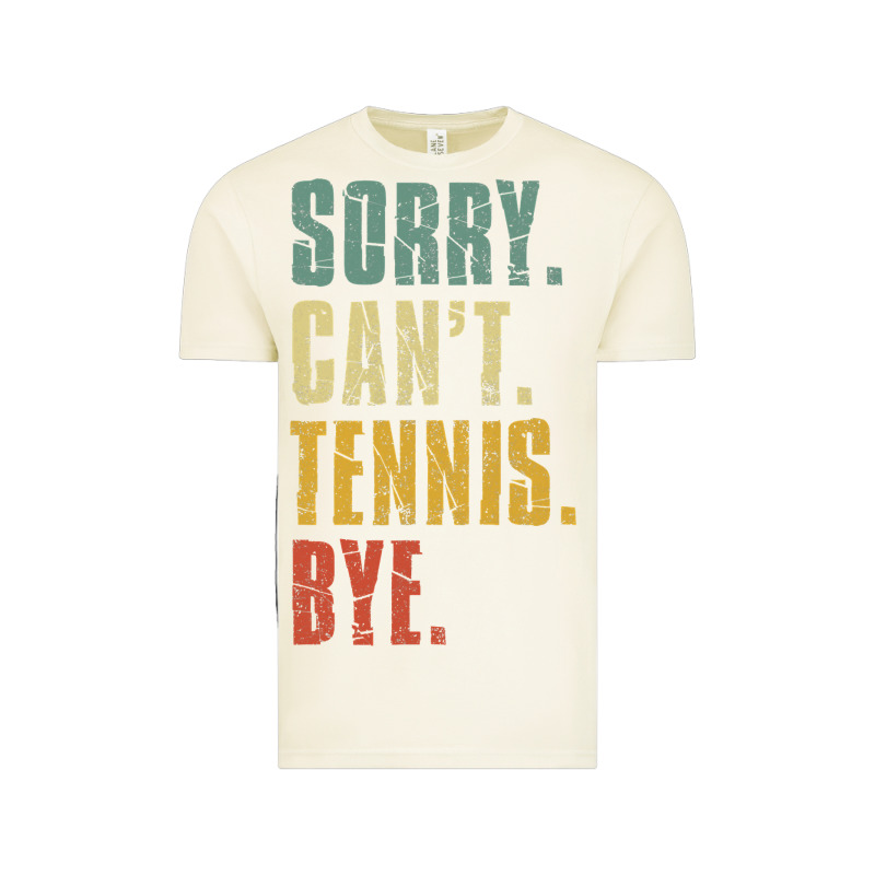 Sorry Can't Tennis Bye Funny Vintage Retro Tennis Player T Shirt Vintage Tee by StudioElite | Teevron