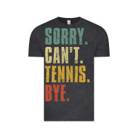 Vintage Black sorry can't tennis bye funny vintage retro tennis player t shirt Vintage Tee - StudioElite