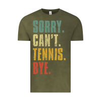 Vintage Olive sorry can't tennis bye funny vintage retro tennis player t shirt Vintage Tee - StudioElite