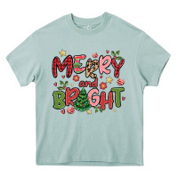 Arona merry and bright Heavy Core Tee - MaliasSmallBusiness