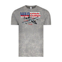 Cloud Rock Military Airplane A-10 Warthog American Flag Vintage Tee - StudioElite