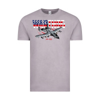 Vintage Zinc Military Airplane A-10 Warthog American Flag Vintage Tee - StudioElite