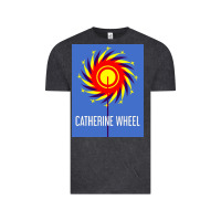 Vintage Black The Essential Design-(Catherine-Wheel) Vintage Tee - StudioElite