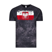 Cloud Black poland polska flag vintage  men women kids  poland t shirt Vintage Tee - StudioElite