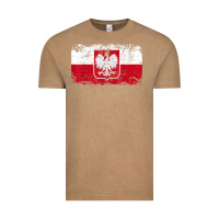Vintage Coffee poland polska flag vintage  men women kids  poland t shirt Vintage Tee - StudioElite