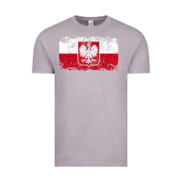 Vintage Zinc poland polska flag vintage  men women kids  poland t shirt Vintage Tee - StudioElite
