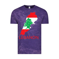 Cloud Purple Lebanon Flag Cedar Tree Beirut Lebanese Arabic Arab Islam Vintage Tee - StudioElite