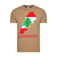 Vintage Coffee Lebanon Flag Cedar Tree Beirut Lebanese Arabic Arab Islam Vintage Tee - StudioElite