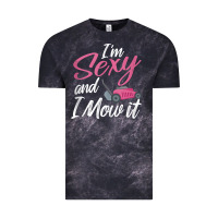 Cloud Black i'm sexy and i mow it funny mow pun tank top Vintage Tee - StudioElite