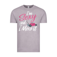 Vintage Zinc i'm sexy and i mow it funny mow pun tank top Vintage Tee - StudioElite