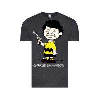Vintage Black charlie brownson Vintage Tee - StudioElite