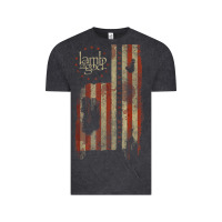 Vintage Black lamb of god, pure american metal flag Vintage Tee - StudioElite