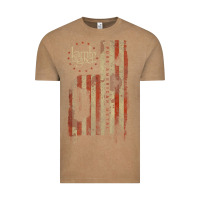 Vintage Coffee lamb of god, pure american metal flag Vintage Tee - StudioElite
