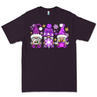Plum Purple Winter Gnomies Premium Tee - BundleAndBundleShop