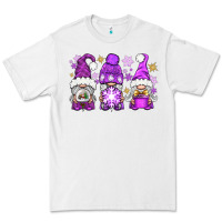 White Purple Winter Gnomies Premium Tee - BundleAndBundleShop