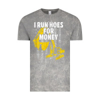 Cloud Rock heavy equipment operator i run hoes for money usa flag t shirt Vintage Tee - StudioElite