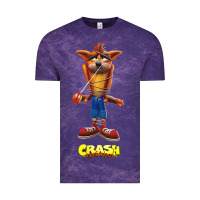 Cloud Purple Crash Bandicoot  Yo Yo Vintage Tee - StudioElite