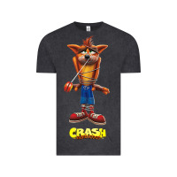Vintage Black Crash Bandicoot  Yo Yo Vintage Tee - StudioElite