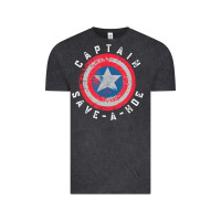 Vintage Black Captain Save-A-Hoe Vintage Funny Retro Vintage Tee - StudioElite