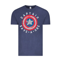 Vintage Denim Captain Save-A-Hoe Vintage Funny Retro Vintage Tee - StudioElite