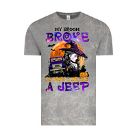 Cloud Rock my broom broke so now i drive a j.e.e.p witch halloween t shirt Vintage Tee - StudioElite