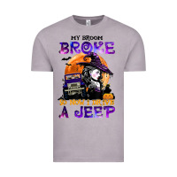 Vintage Zinc my broom broke so now i drive a j.e.e.p witch halloween t shirt Vintage Tee - StudioElite