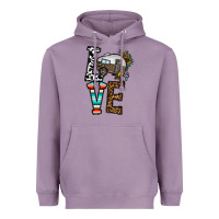 Lavender love caravan Heavyweight Hoodie - CowhideDigitalArt