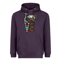 Plum love caravan Heavyweight Hoodie - CowhideDigitalArt