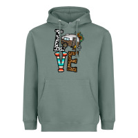 Sage love caravan Heavyweight Hoodie - CowhideDigitalArt